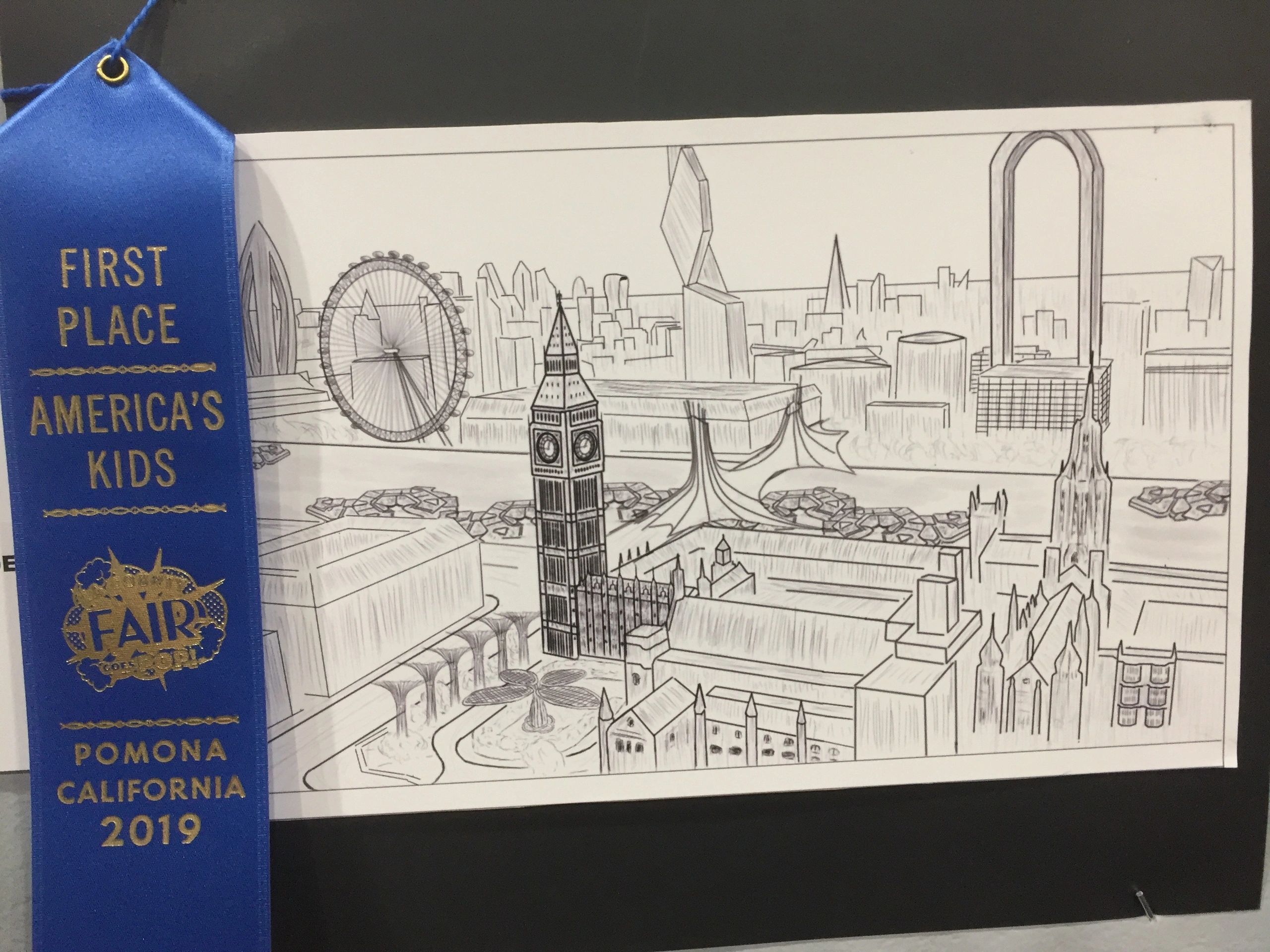 Award-winning future London drawing