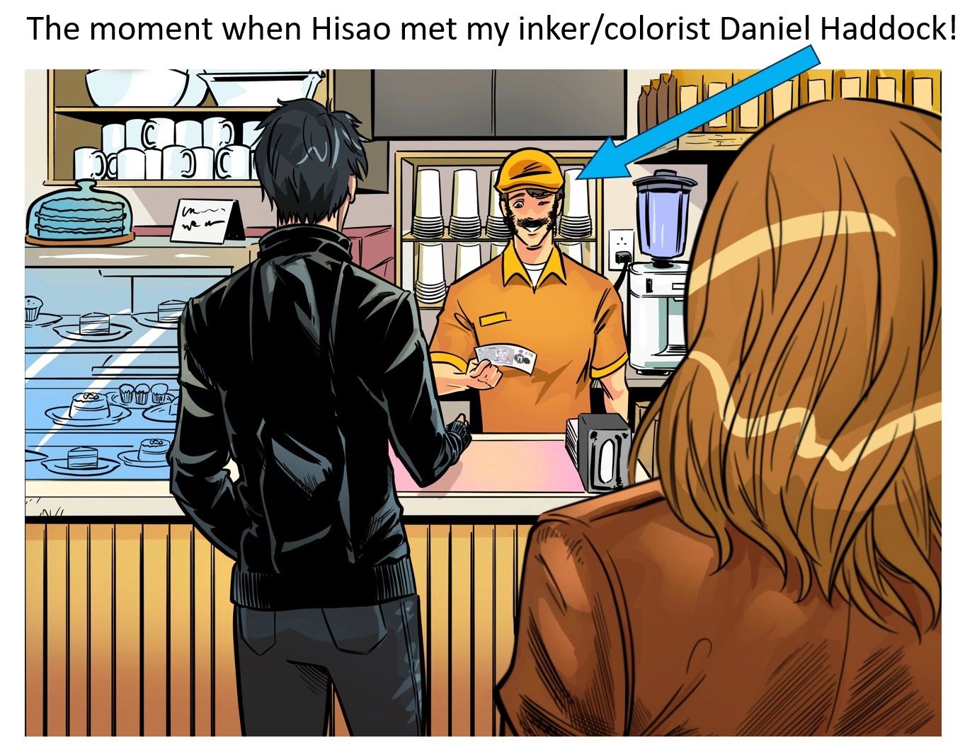 The moment Jacqueline met Daniel Haddock